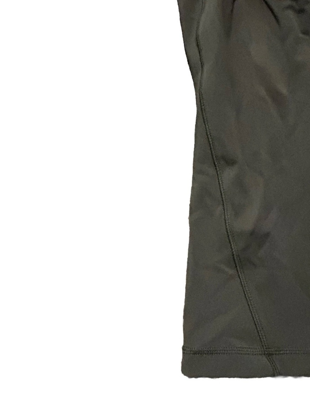 Women’s Lululemon Olive Green Leggings Pockets Zippers Size 8 - Picture 2 of 5